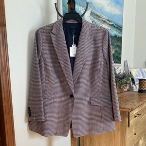 NWT Talbots Plus Houndstooth blazer